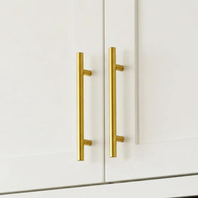 Goldenwarm kitchen cabinet pull brushed gold for easy grip and use.