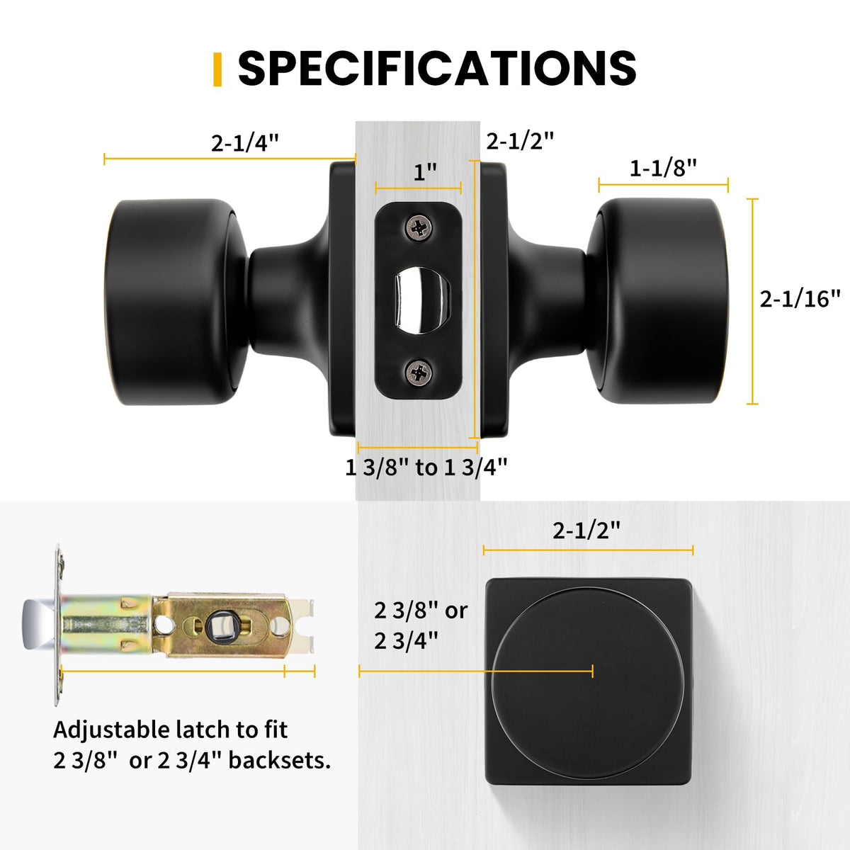 Goldenwarm matte black finish provides a sleek, modern interior look