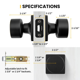Goldenwarm matte black finish provides a sleek, modern interior look