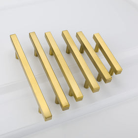 Goldenwarm gold hardware adds warm, contemporary charm to furniture.