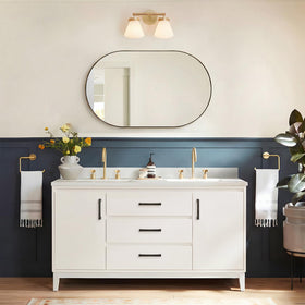 Goldenwarm modern kitchen with black cabinet pulls