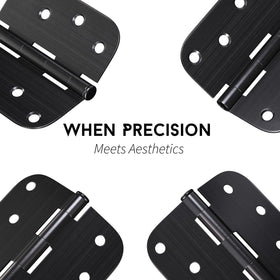 Goldenwarm removable-pin hinge enables easy adjustments.