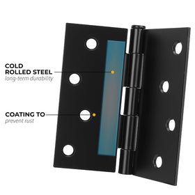 Goldenwarm hinge screws included to match finish for installation