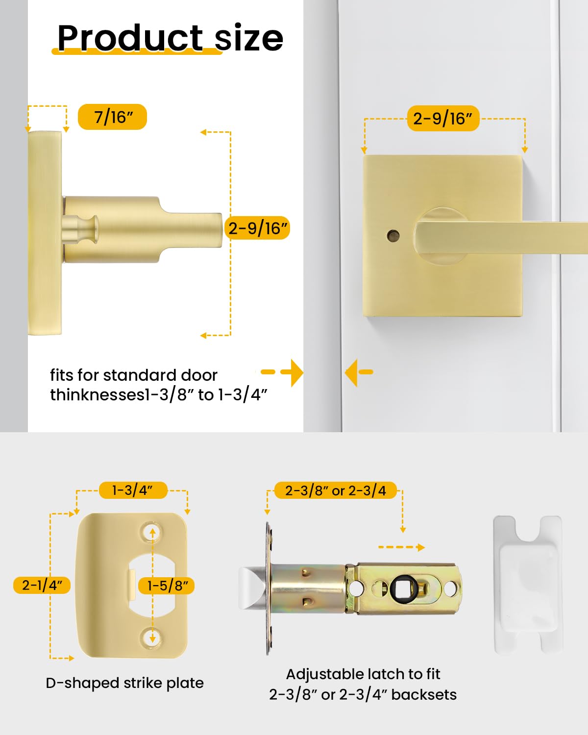 Goldenwarm six-pack interior handles ready for easy DIY upgrade