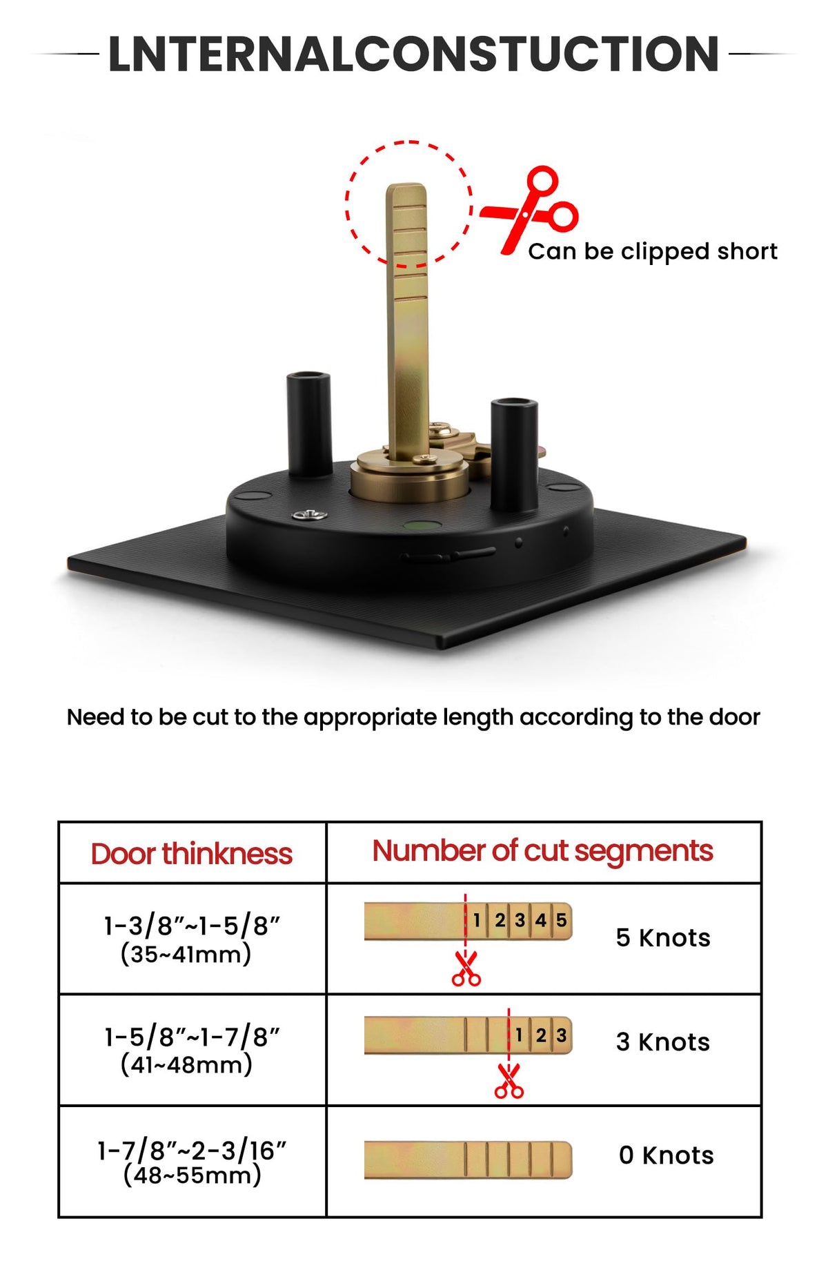 Goldenwarm smooth operation pocket door lock with reliable performance.
