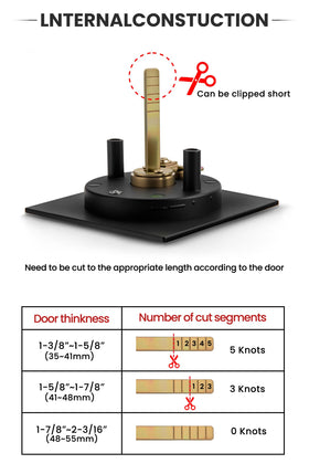 Goldenwarm smooth operation pocket door lock with reliable performance.