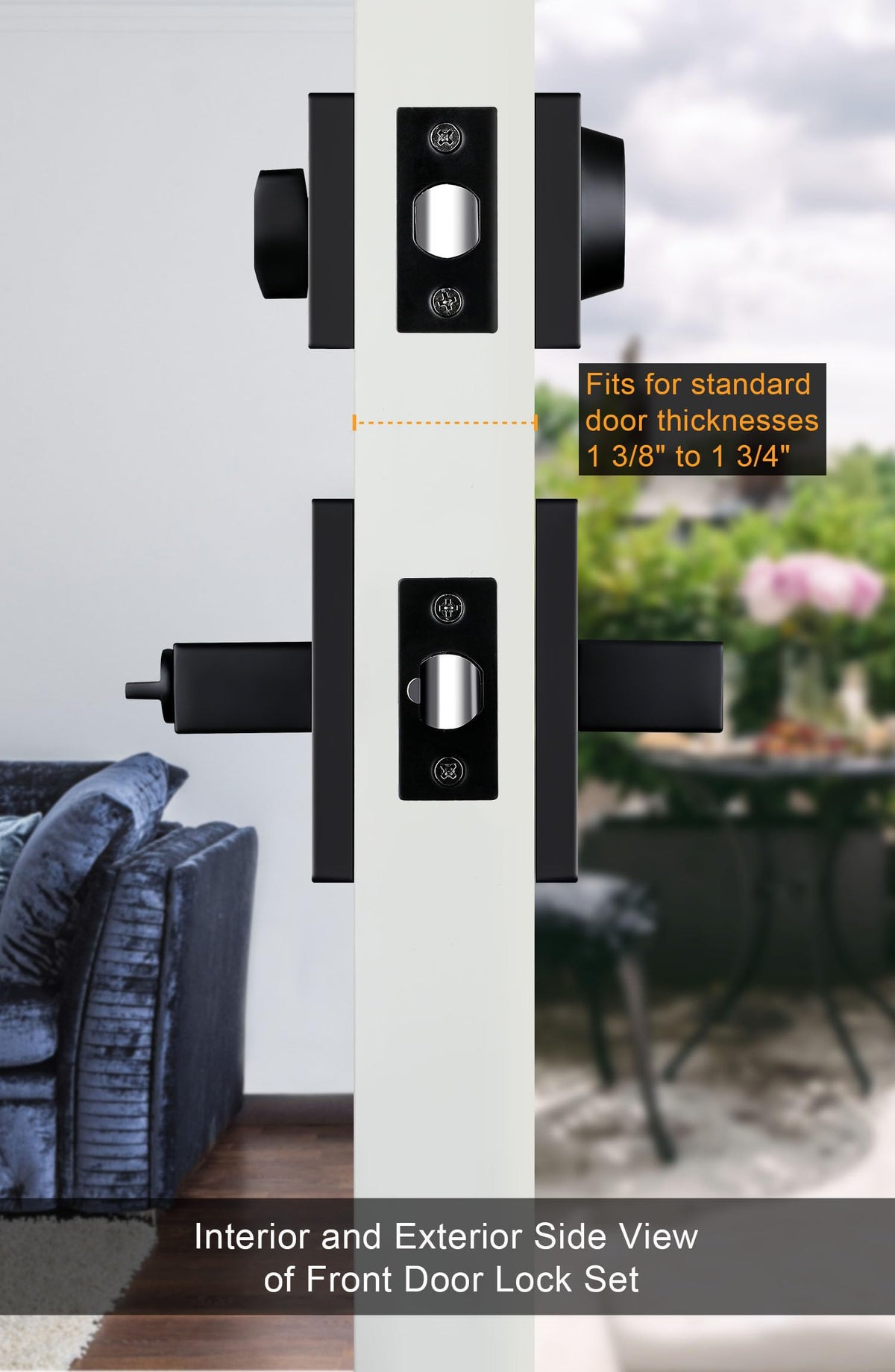 Goldenwarm square contemporary matte black handle with sleek, smooth operation