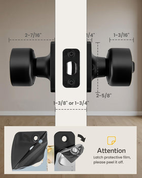 Goldenwarm universal reversible design fits both left and right doors.