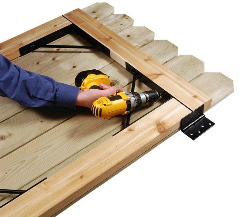 GoldOrcle Anti Sag Gate Kit screws included for easy DIY install.