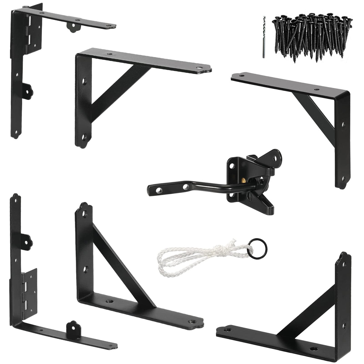 GoldOrcle corner brace gate-frame providing durable support to reduce sag