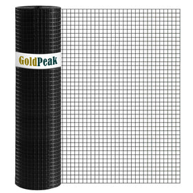 GoldPeak black hardware cloth 36x50 mesh roll for fencing and DIY projects.