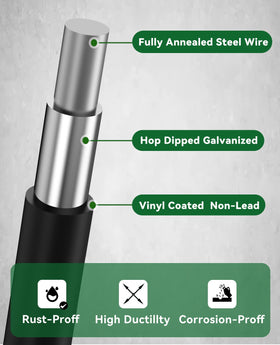 GoldPeak double-layer rust-resistant coating on hardware cloth for outdoor use.