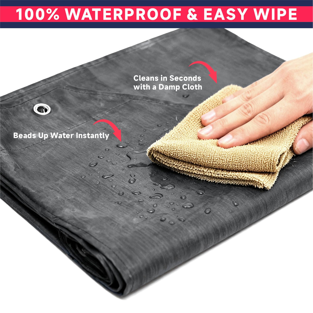 GoldPig thick rubber apron is versatile for indoor and outdoor tasks across multiple environments.