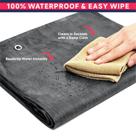 GoldPig thick rubber apron is versatile for indoor and outdoor tasks across multiple environments.