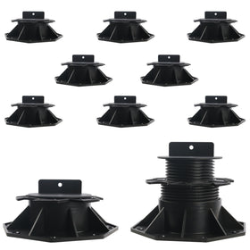 Goldshire adjustable deck support pedestal demonstrates height-adjustable foundation for level outdoor decks