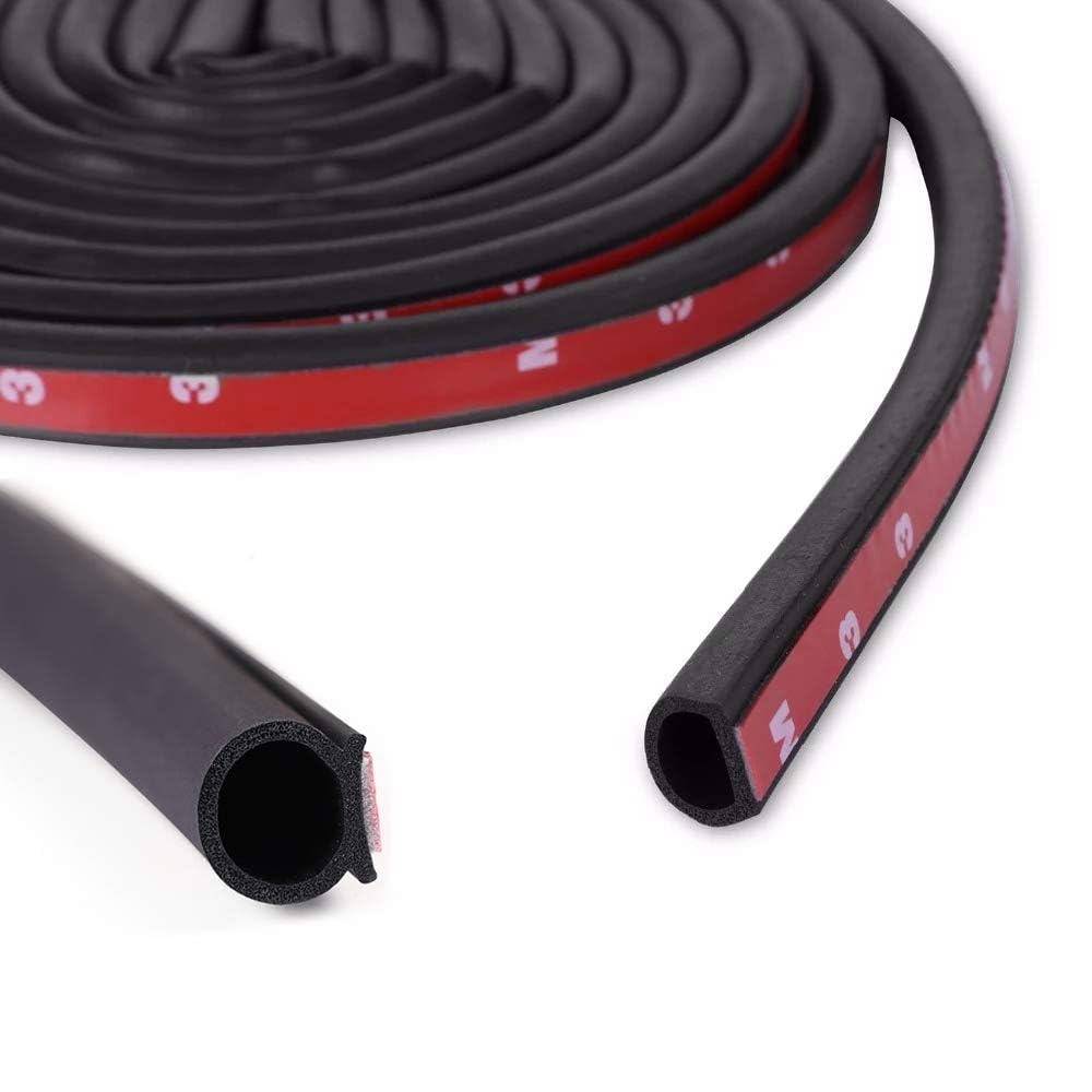GoldWheel D-Shape weather strip close-up shows durable EPDM and flexible bulb seal.