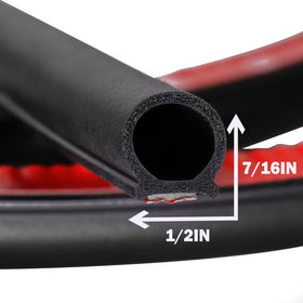 GoldWheel D-Shape self-adhesive back enables quick, clean installation.