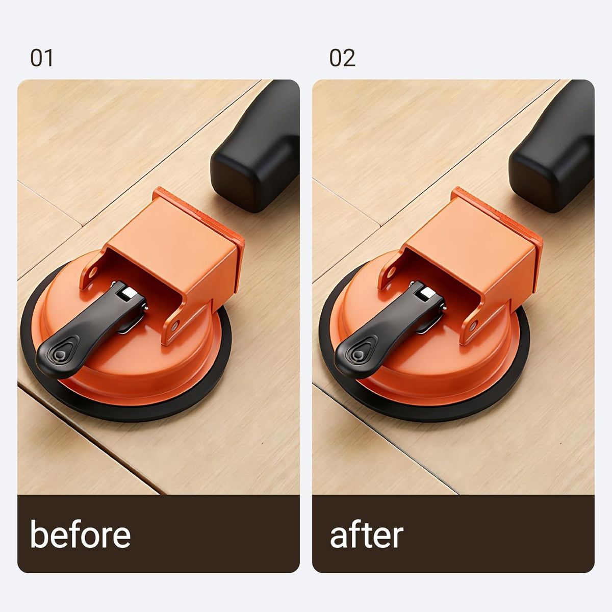 Goletsure Floor Fixer Tool durable aluminum-cast-iron construction for longevity.