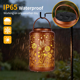 GOLFOEE lantern provides brighter projection thanks to upgraded solar cells.