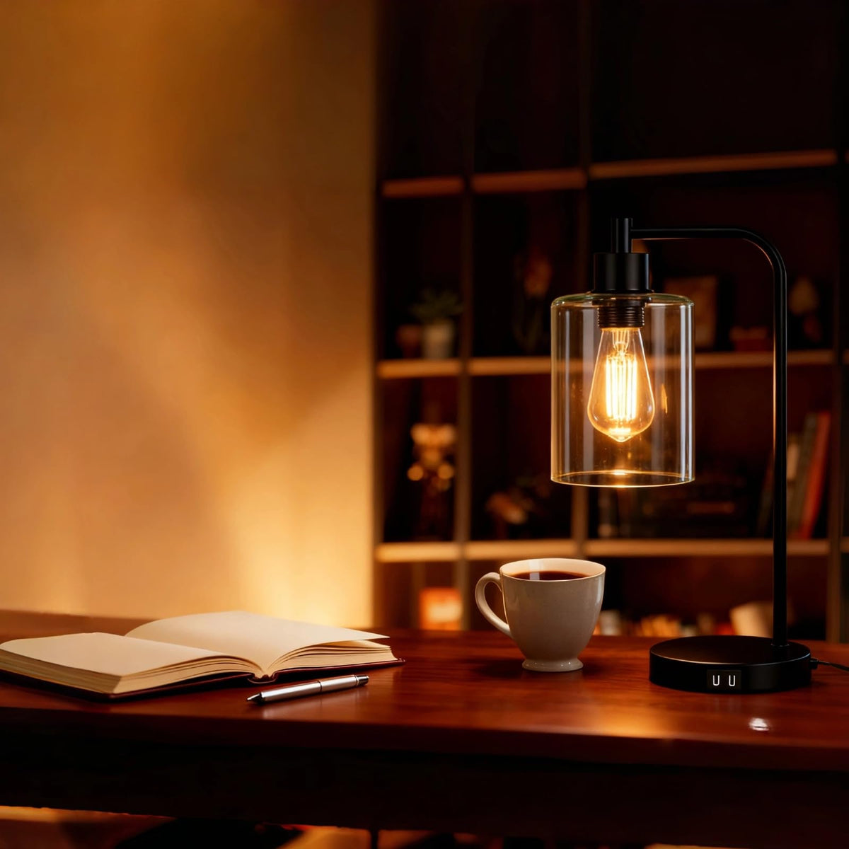 Golhom lip-less glass shade with smooth edges for easy installation