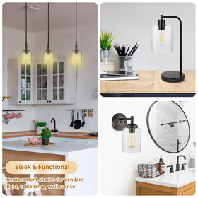 Golhom glass shade suitable for pendant lights and fixtures