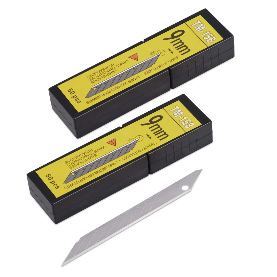 Gomake 100pcs snap-off blades pack for precise crafting.