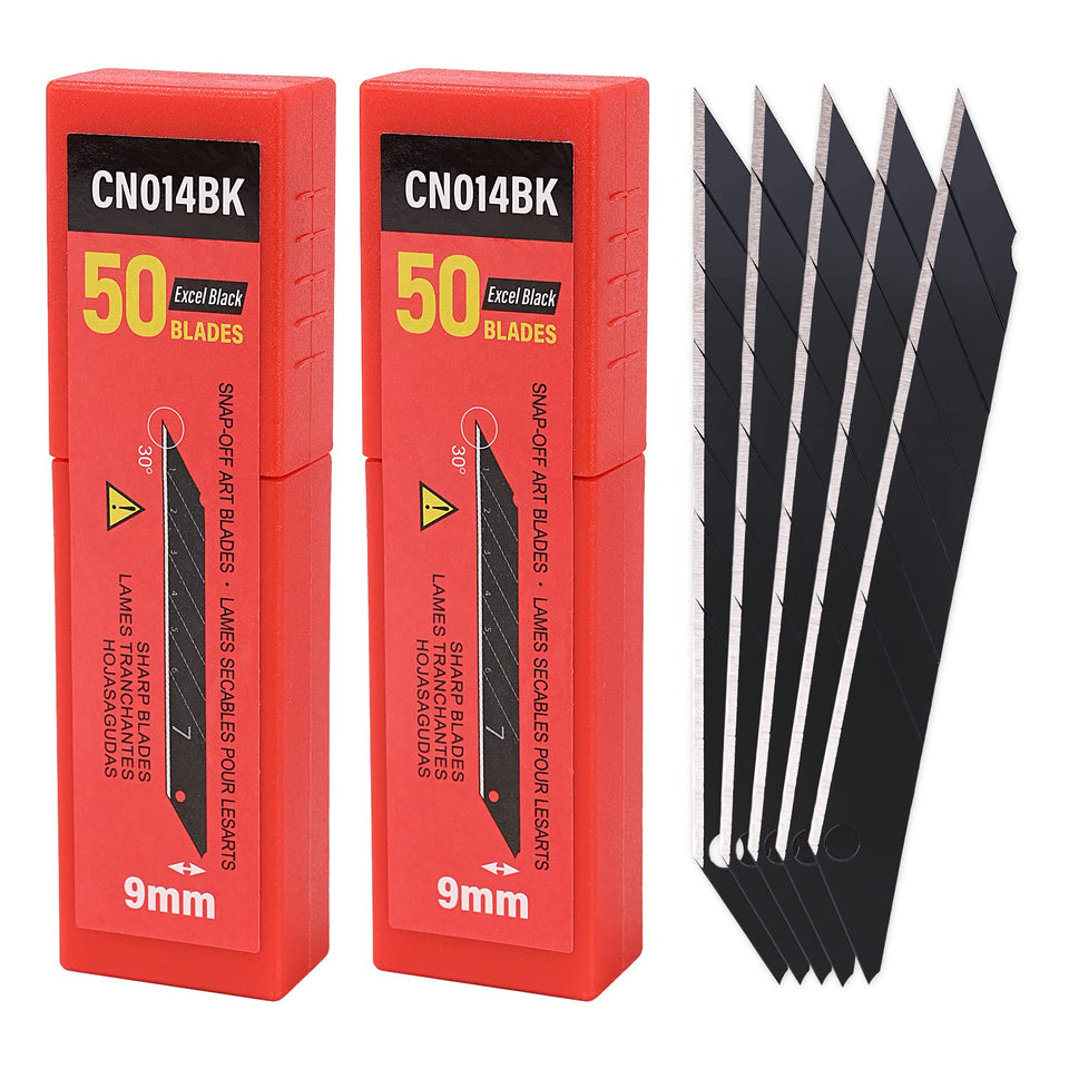 Gomake 9mm blade pack box view for precise craft cuts.