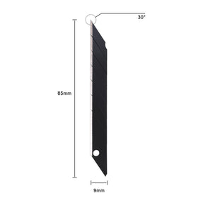 Gomake black-coated blade design resists rust in workshop use.
