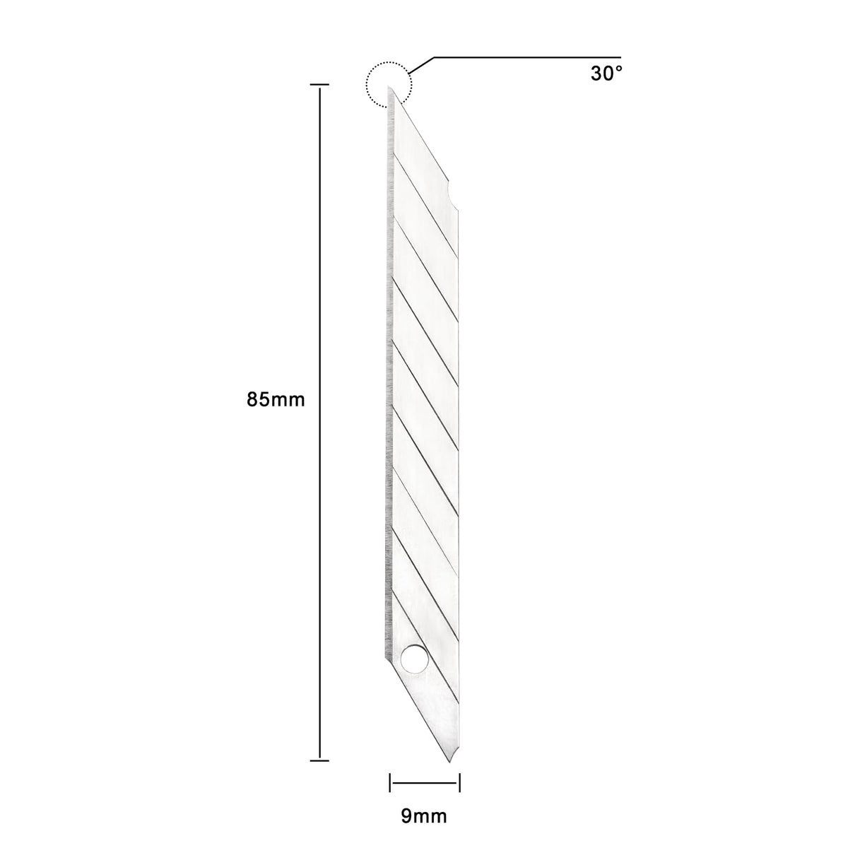 Gomake durable, hardened steel blades withstand frequent use.