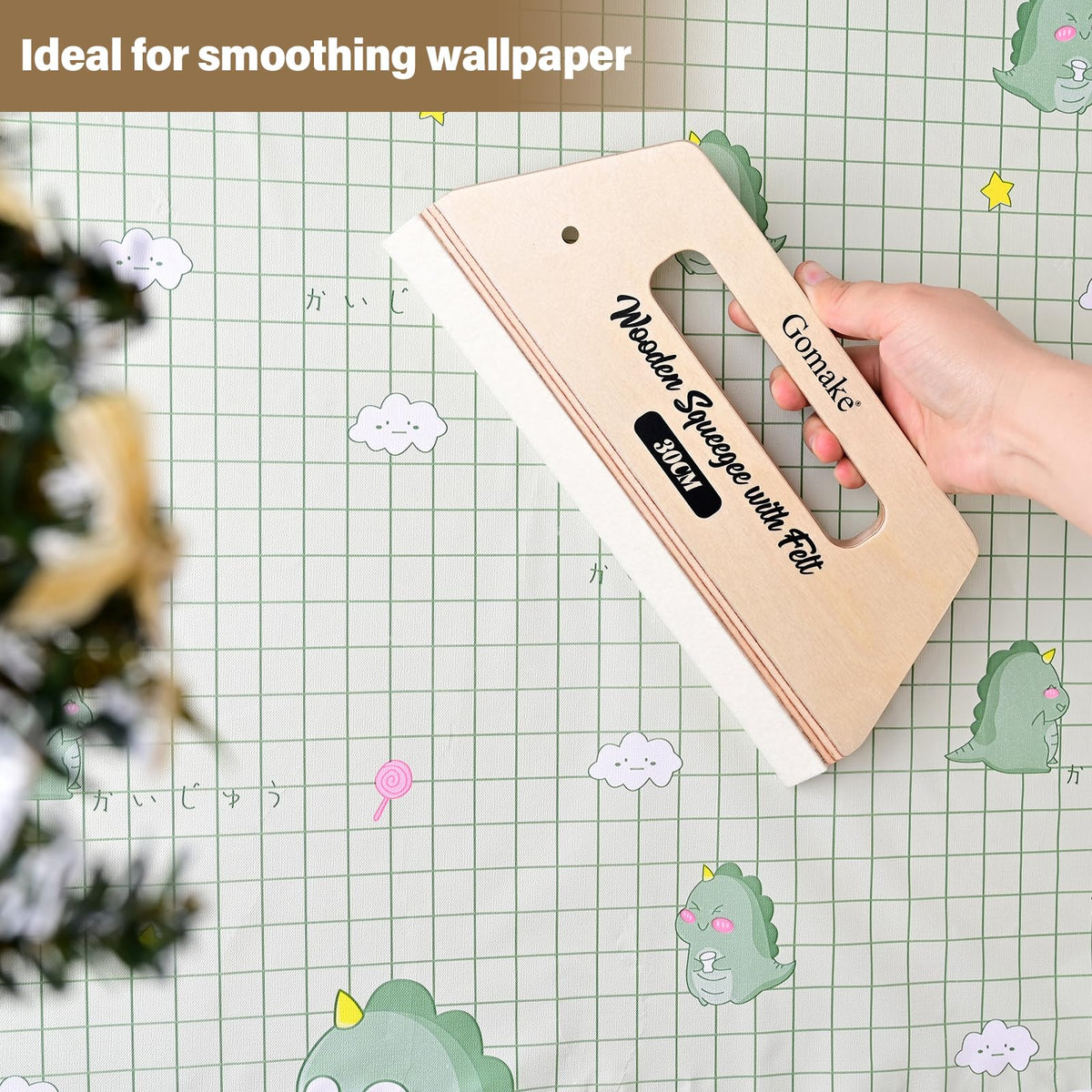 Gomake smoothing felt-edge with replaceable felts for gentle finishes
