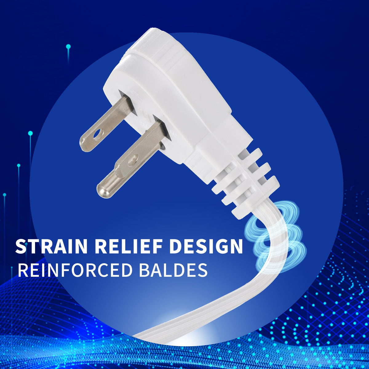 GOMEN four-pack white extension cords for ready replacements