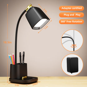 GONDSILY LED desk lamp with touch control for quick brightness and color changes