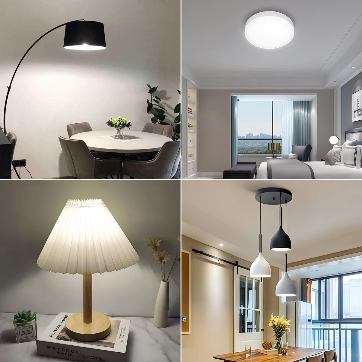 Gonhom 3 Way LED bulbs 100W-equivalent versatility for tasks