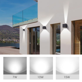 Gonhom 3 Way LED bulbs in a reading lamp with bright, focused light