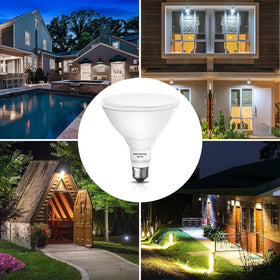 Gonhom Par38 six-pack outdoor lighting for gardens and porches.