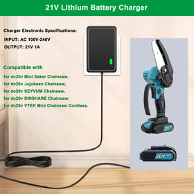 Gonine 21V charger LED indicators show charging progress at a glance.