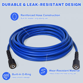 Gonioa hybrid polymer hose offers flexible handling and easy storage.