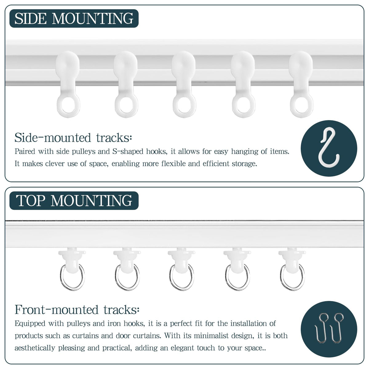 GONNRLY track with smooth-sliding operation for effortless opening.