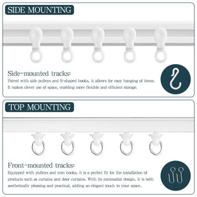 GONNRLY track with smooth-sliding operation for effortless opening.