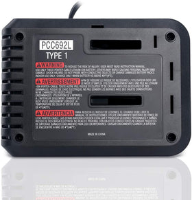 Gonocop PCC692L with Black Decker batteries demonstrates quick compatibility and readiness