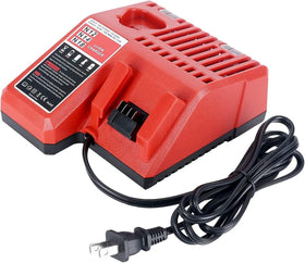 Gonocop rapid charger front view powers 12V and 18V Li-ion packs quickly and safely.