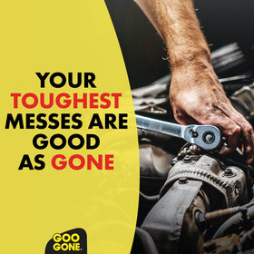 Goo Gone Pro-Power scraper tool included for stubborn adhesives