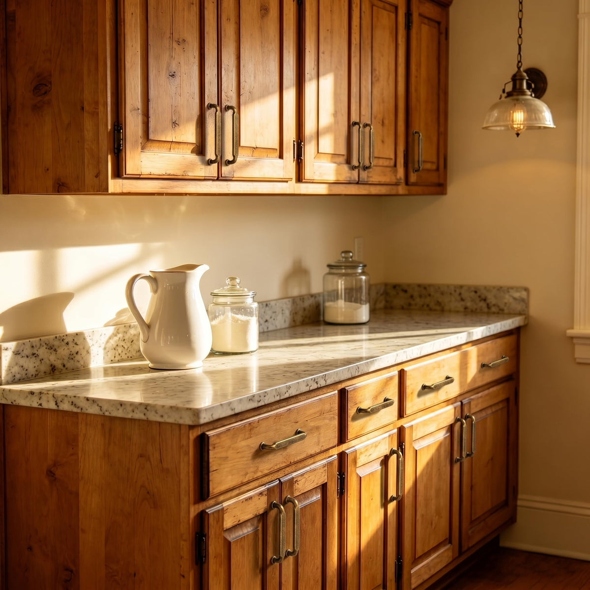 Goo-Ki vanity cabinet pull for bathroom with classic antique brass tone.