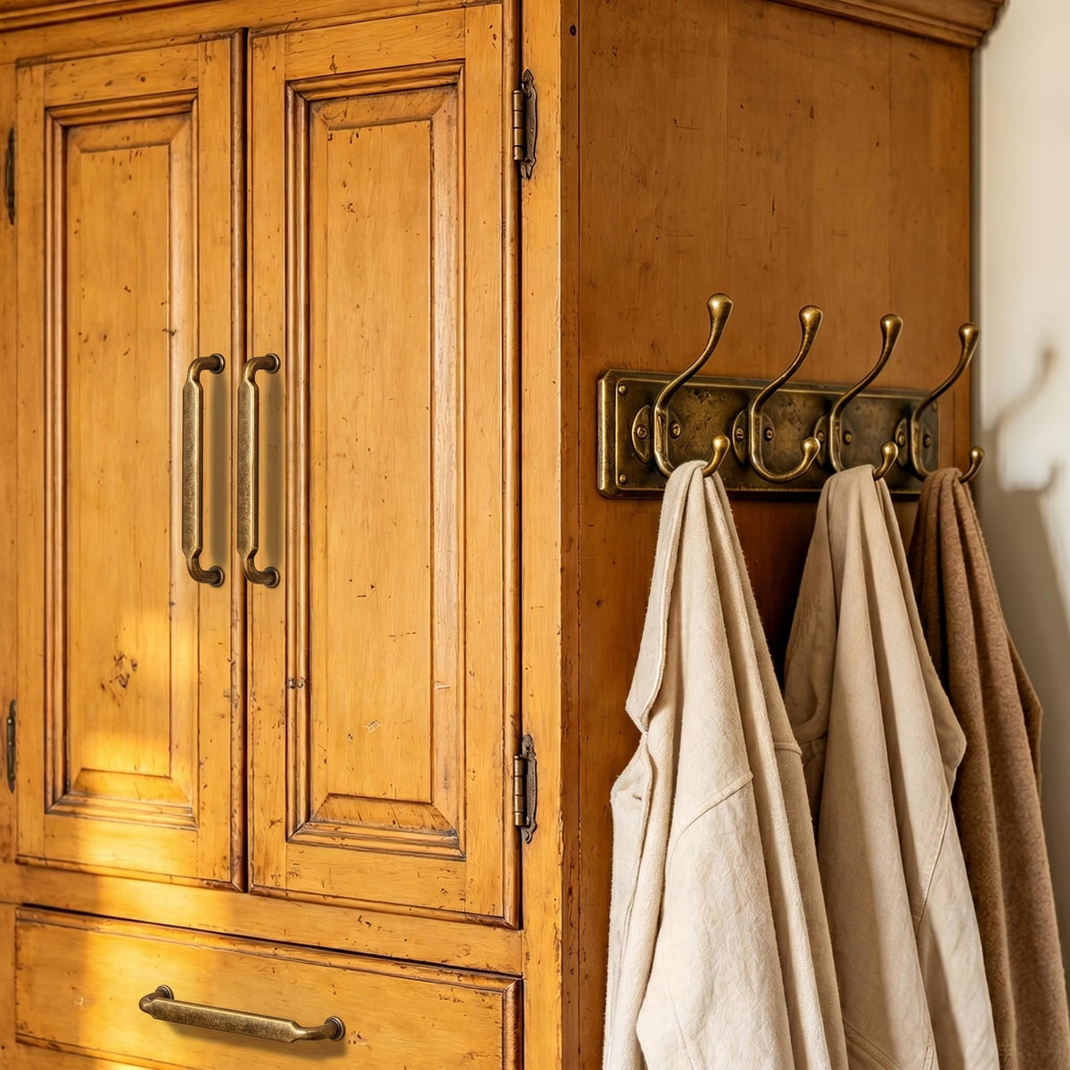 Goo-Ki solid zinc alloy cabinet handle blends durability and style.