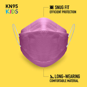 Good Mask Co. Good Comfort Kids KN95 pink worn during school and activities