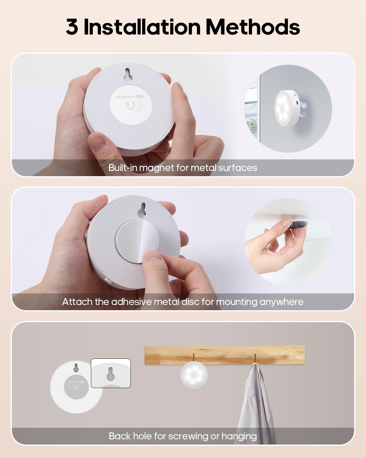 GOODEA.fun 6-pack set provides multiple lighting zones at once
