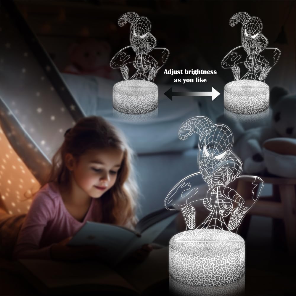 GOODDEYUN packaging highlights gift-ready 3D illusion lamp.