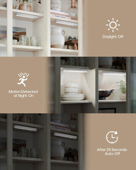 GOODEA compact design fits tight spots and banishes shadows in wardrobes and shelves.