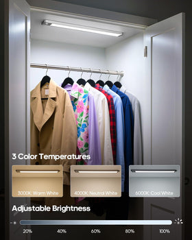 GOODEA dimmable color temperature offers warm to cool lighting options.