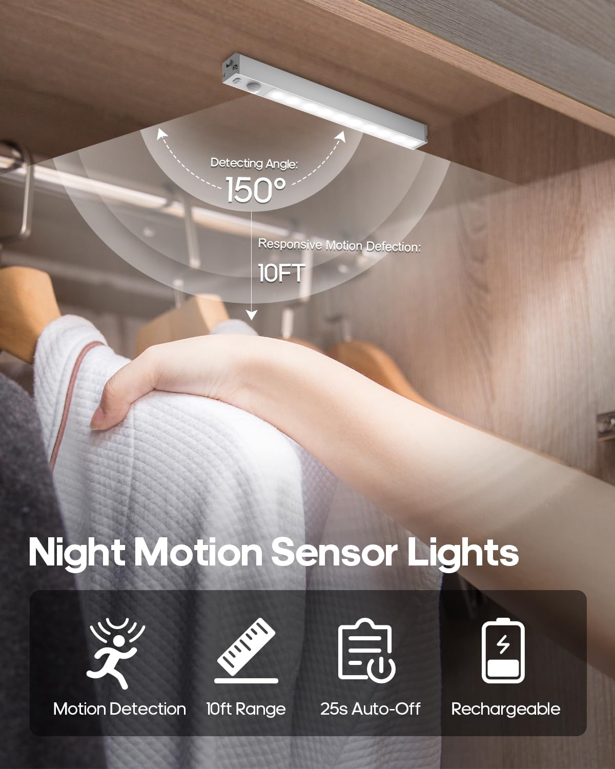 GOODEA magnetic mounting provides quick, tool-free installation on metal surfaces.